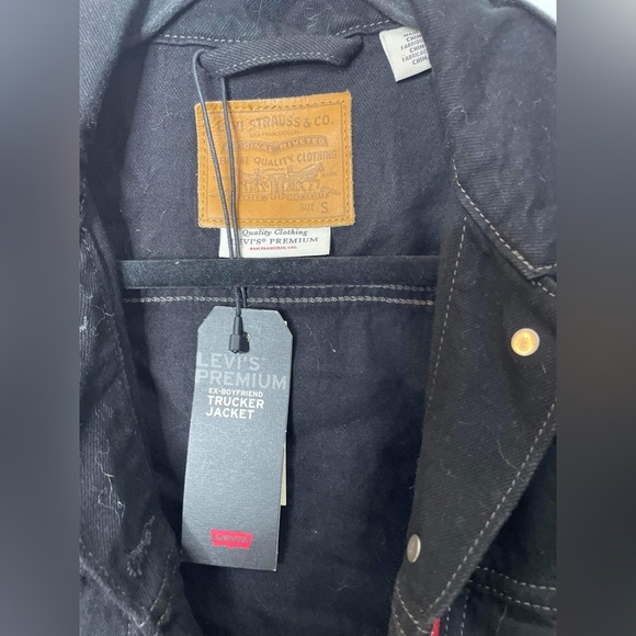 Ex boyfriend studded sleeve trucker jacket NWT - Picture 4 of 10